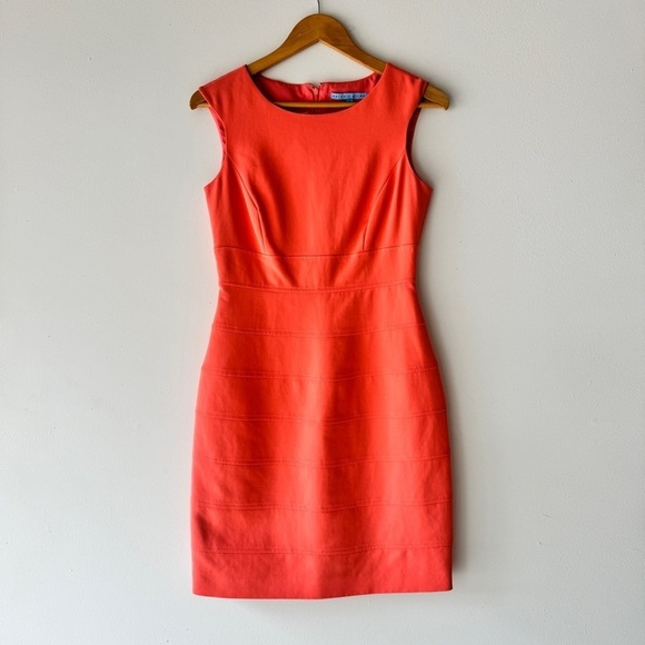 Antonio Melani - Sleeveless Sheath Dress in Coral - Picture 2 of 9